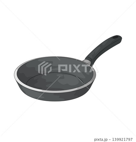 Illustration of Frying Pan Illustration of Frying Pan 139921797