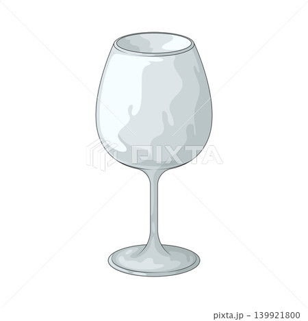 Illustration of Wine Glass Illustration of Wine Glass 139921800