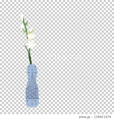 手描きの花のイラスト　チューベローズ 139921874