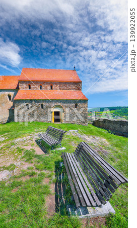Remarkable view of Fortified Lutheran Church St. Michael in Romania. Remarkable view of Fortified Lutheran Church St. Michael in Romania. 139922055