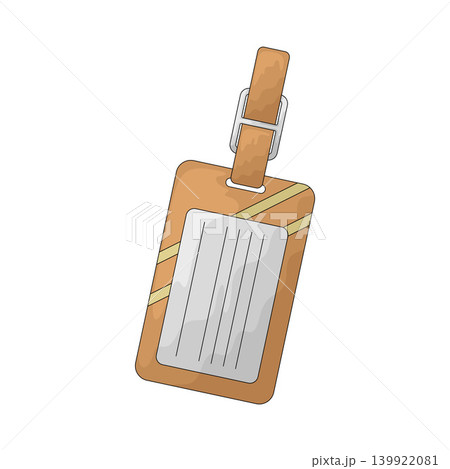 Illustration of Luggage Tag Illustration of Luggage Tag 139922081