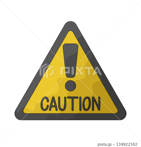 Illustration of Caution Illustration of Caution 139922502