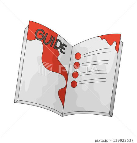 Illustration of Guide Book 139922537