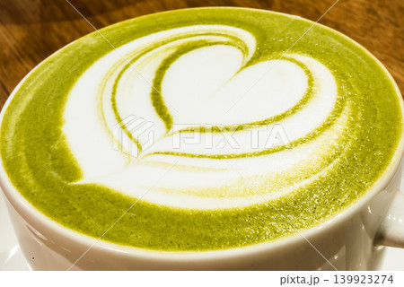 抹茶ラテ クローズアップ 抹茶ラテ クローズアップ 139923274