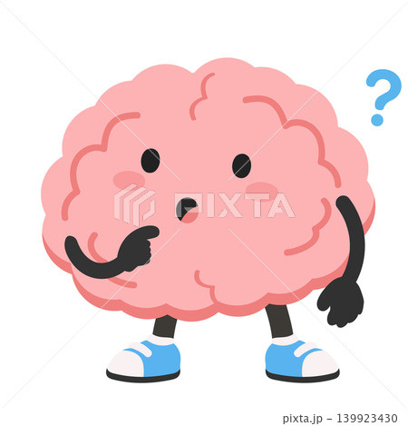 Confused Brain Character Thinking Confused Brain Character Thinking 139923430