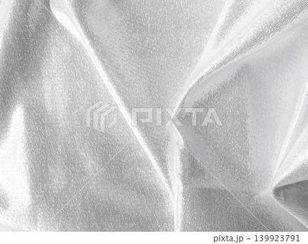 Cloth silver grey fabric background soft pattern texture abstract fashion design textile clothing silk surface wallpaper luxury, backdrop wedding christmas decoration romantic, mockup cosmetic. Cloth silver grey fabric background soft pattern texture abstract fashion design textile clothing silk surface wallpaper luxury, backdrop wedding christmas decoration romantic, mockup cosmetic. 139923791