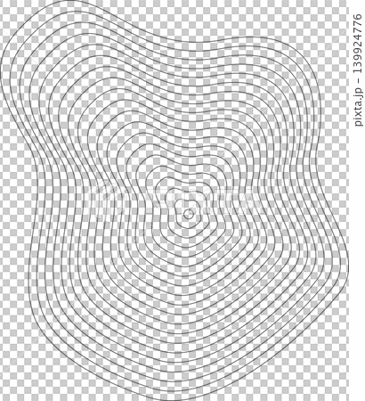 Liquid shape made of lines with blend effect. Modern design Liquid shape made of lines with blend effect. Modern design 139924776