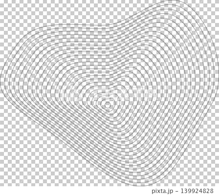 Liquid shape made of lines with blend effect. Modern design Liquid shape made of lines with blend effect. Modern design 139924828