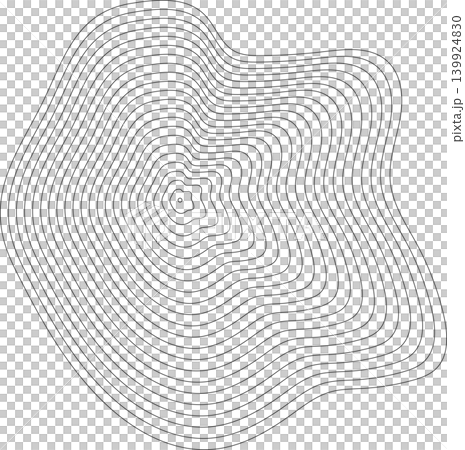 Liquid shape made of lines with blend effect. Modern design Liquid shape made of lines with blend effect. Modern design 139924830