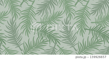 Tropical leafy seamless pattern vector graphics Tropical leafy seamless pattern vector graphics 139926657