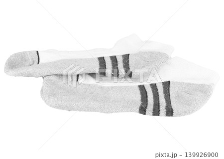 sock color gray isolated on white background 139926900