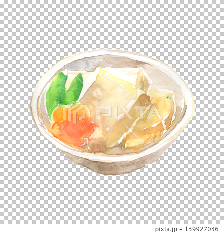 冷凍豆腐水彩插畫 冷凍豆腐水彩插畫 139927036