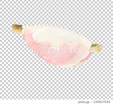 花びら餅の水彩イラスト 花びら餅の水彩イラスト 139927038