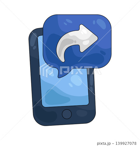 Illustration of forward chat  139927078