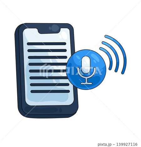 Illustration of accessible phone Illustration of accessible phone 139927116