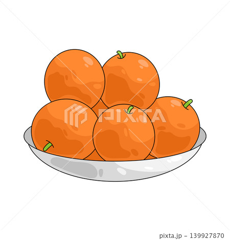 Illustration of orange fruit Illustration of orange fruit 139927870