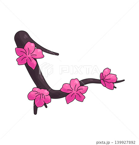 Illustration of cherry blossom Illustration of cherry blossom 139927892