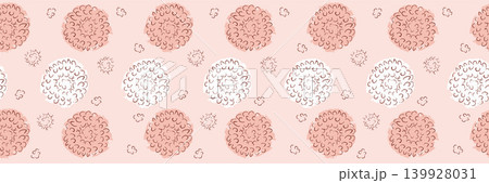 Soft Blush Circle Seamless Pattern. Hand Drawn Curly Doodle Spots and Tiny Floral Marks on Pale Pink. Feminine Delicate Style for Textile, Stationery, Gift Wrap and Scrapbooking. Soft Blush Circle Seamless Pattern. Hand Drawn Curly Doodle Spots and Tiny Floral Marks on Pale Pink. Feminine Delicate Style for Textile, Stationery, Gift Wrap and Scrapbooking. 139928031