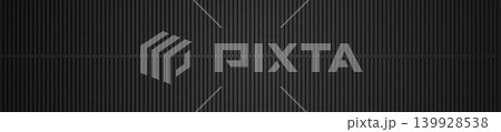Dark vertical ribbed background, black gray linear texture 139928538