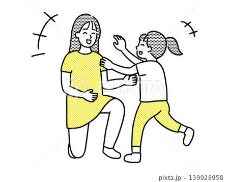 楽しそうな親子 楽しそうな親子 139928958