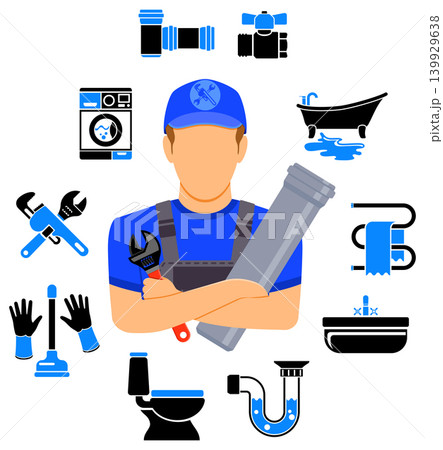 Plumbing Service Infographics Plumbing Service Infographics 139929638