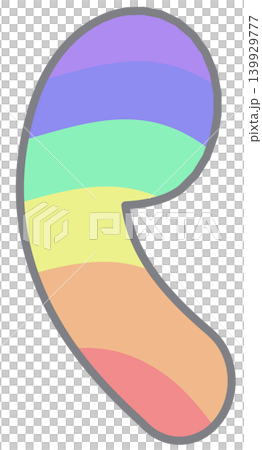Colorful pride rainbow apostrophe symbol Colorful pride rainbow apostrophe symbol 139929777