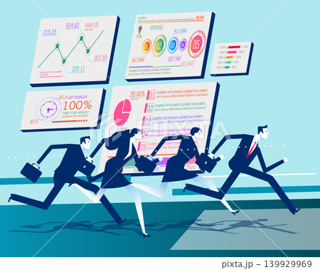 Competitioin. Business competition, or career dedication. 139929969