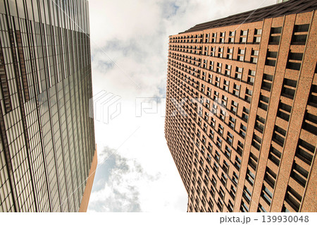 facades of modern buildings in the center of Berlin 139930048