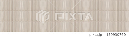 Light beige ceramic tiles featuring a modern vertical fluted texture.  139930760
