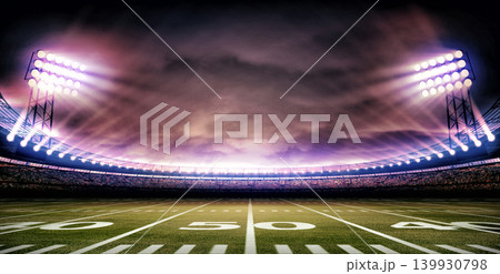 American football stadium American football stadium 139930798