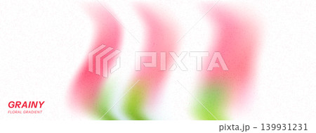 Trio of floral silhouettes with grainy spring atmosphere for poster and beauty card. Soft pink bloom on warm flower background and gradation. Vector floral backdrop with grainy gentle glow for banner Trio of floral silhouettes with grainy spring atmosphere for poster and beauty card. Soft pink bloom on warm flower background and gradation. Vector floral backdrop with grainy gentle glow for banner 139931231
