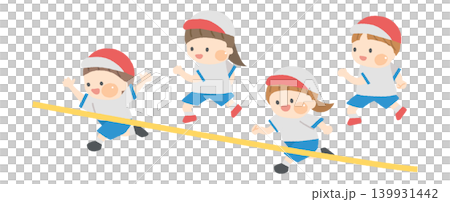 Children running a race Children running a race 139931442