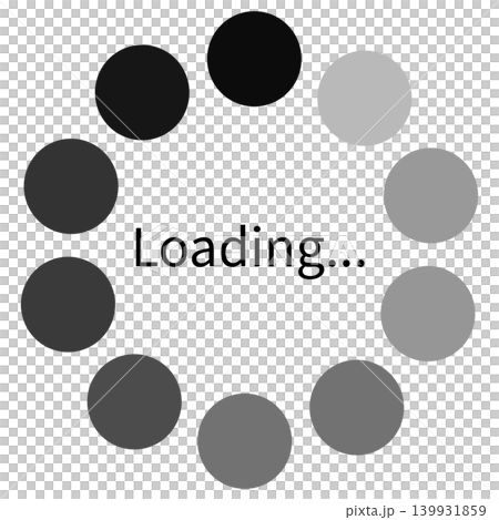 動画やアプリの読み込み中を表すローディングアイコンのベクターイラスト素材 動画やアプリの読み込み中を表すローディングアイコンのベクターイラスト素材 139931859