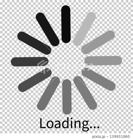 動画やアプリの読み込み中を表すローディングアイコンのベクターイラスト素材 動画やアプリの読み込み中を表すローディングアイコンのベクターイラスト素材 139931860