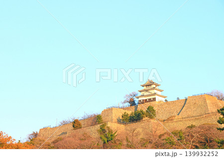 香川県丸亀市、丸亀城の風景 139932252