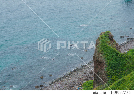 [積丹半島]北海道の大自然を堪能できる神威岬の風景 139932770