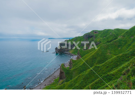 [積丹半島]北海道の大自然を堪能できる神威岬の風景 139932771