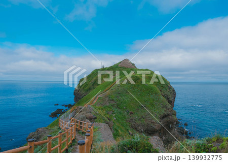 [積丹半島]北海道の大自然を堪能できる神威岬の風景 139932775