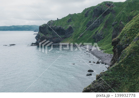[積丹半島]北海道の大自然を堪能できる神威岬の風景 139932778