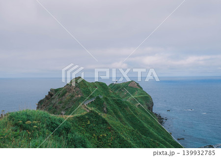 [積丹半島]北海道の大自然を堪能できる神威岬の風景 139932785