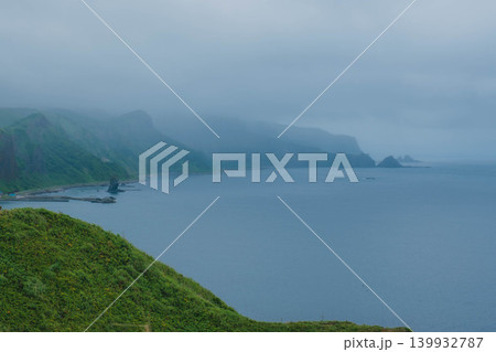 [積丹半島]北海道の大自然を堪能できる神威岬の風景 139932787