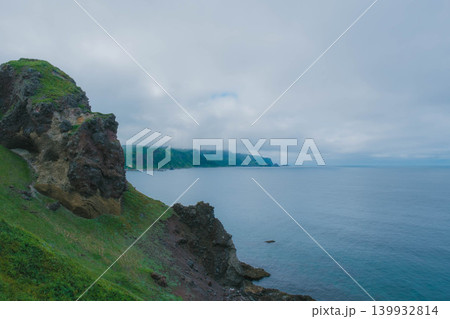 [積丹半島]北海道の大自然を堪能できる神威岬の風景 139932814