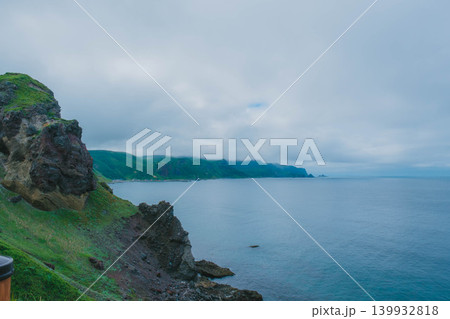 [積丹半島]北海道の大自然を堪能できる神威岬の風景 139932818