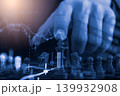 Stock market or forex trading graph and candlestick chart suitable for financial investment concept. Economy trends background for business idea and all art work design. Abstract finance background. 139932908