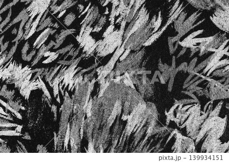 Black and white abstract grunge pattern of old sofa upholstery texture background 139934151