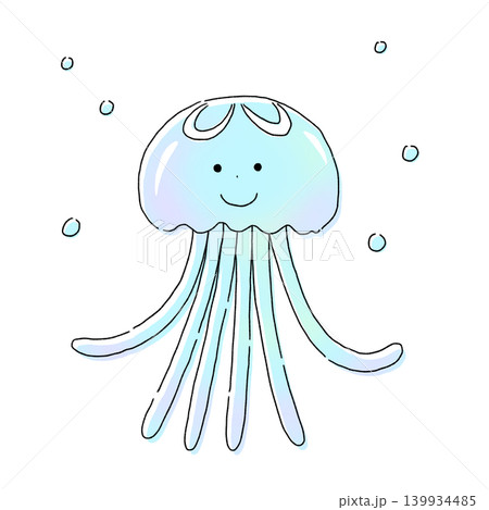 クラゲのイラスト クラゲのイラスト 139934485
