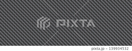 Diagonal carbon fiber weave background in dark gray tones 139934532