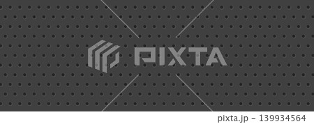 Perforated dot background dark gray uniform hole pattern Perforated dot background dark gray uniform hole pattern 139934564