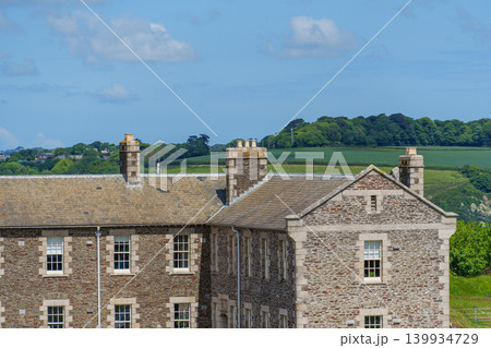 Falmouth at the coast of Cornwall in England Falmouth at the coast of Cornwall in England 139934729