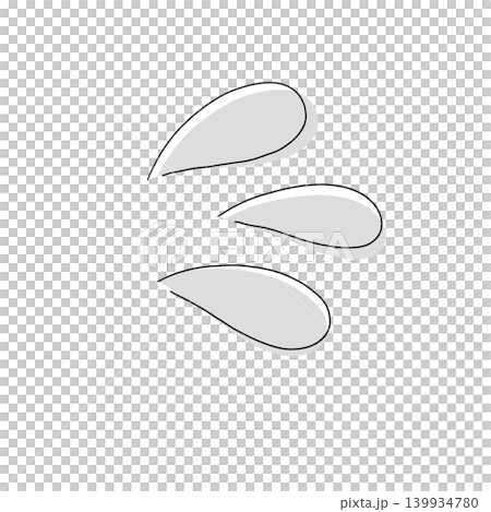 汗水插畫(單色) 汗水插畫(單色) 139934780